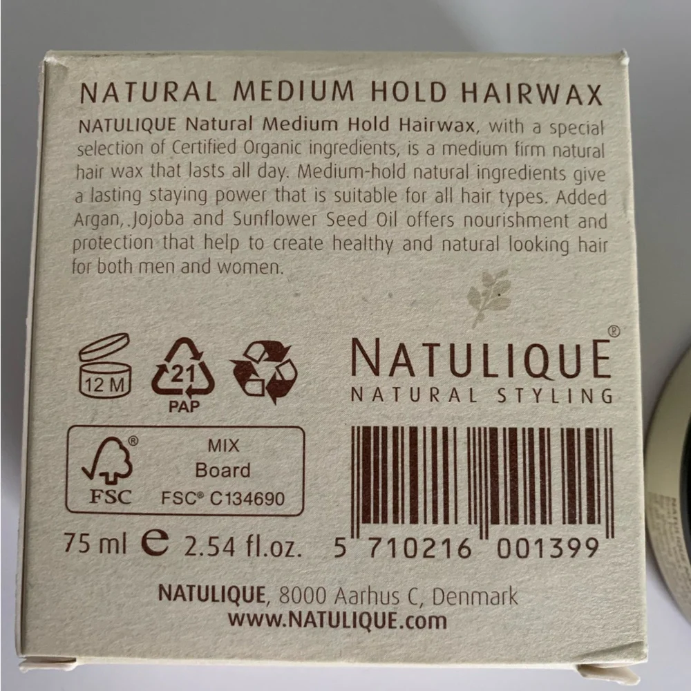 Natulique Medium Hold Natural Hair wax